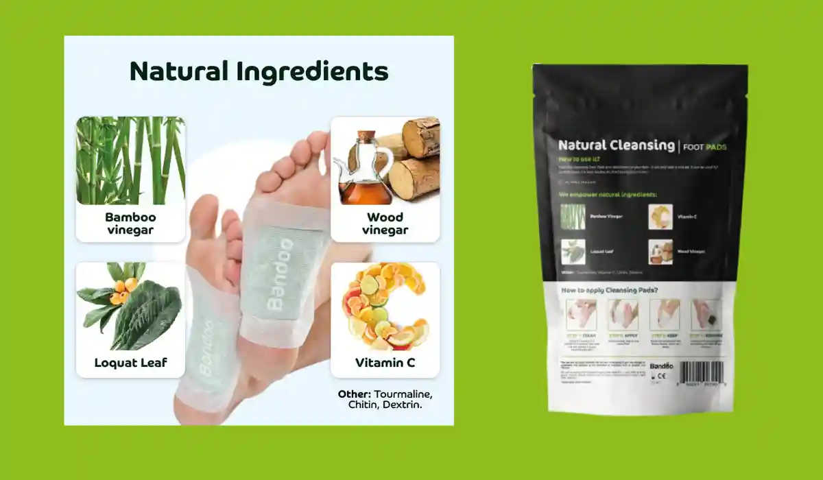 Bandoo Foot Pads Ingredients