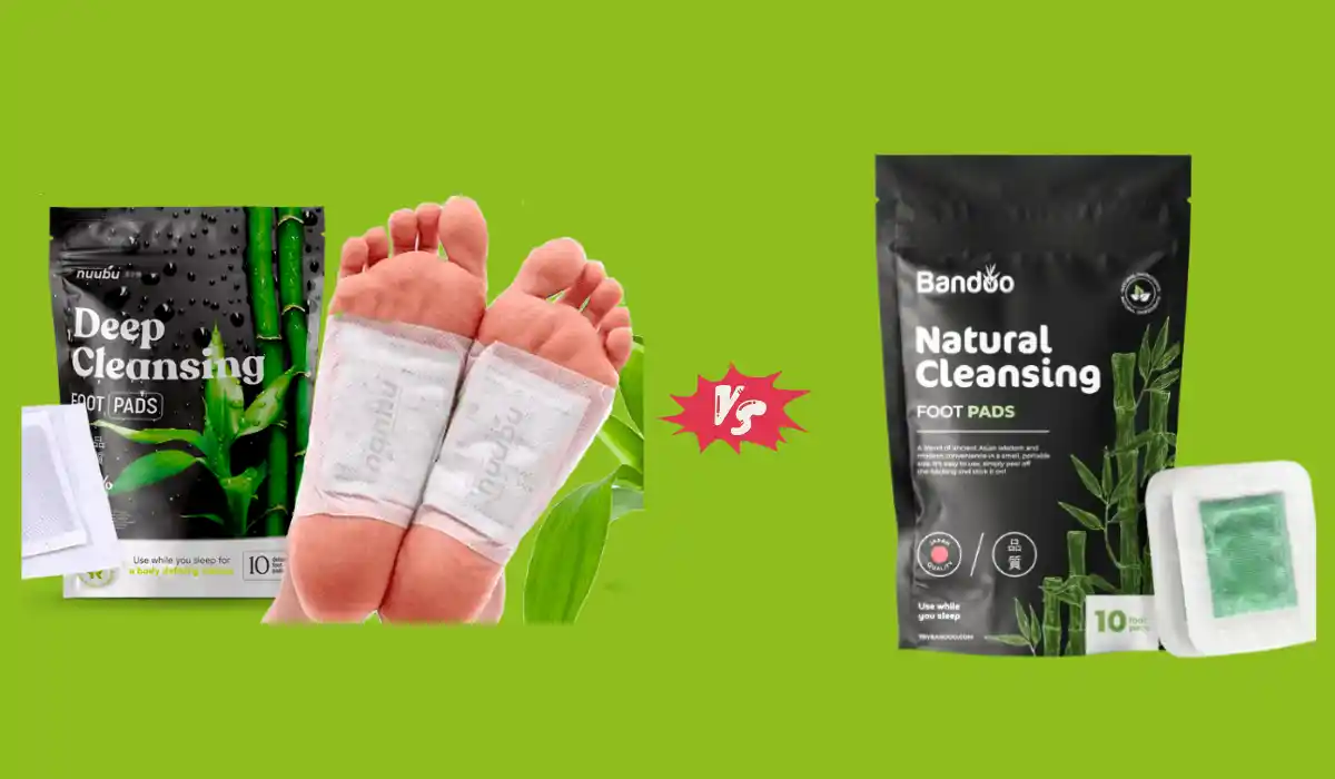 Bandoo foot pads vs Nuubu Detox Patches